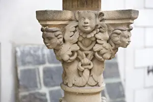 Old Town City Center Photography Prints: Detail on the town hall steps in Gorlitz