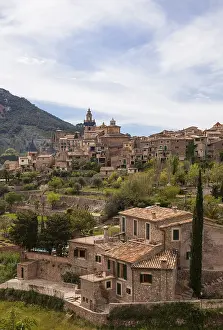 Balearic Islands Holiday Resort Prints: Townscape, Valldemossa, Majorca