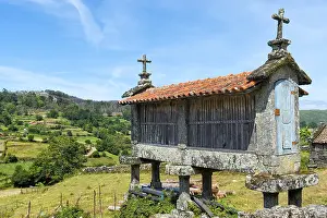 Peneda Geres National Park Images Prints: Traditional Espigueiros, Granary