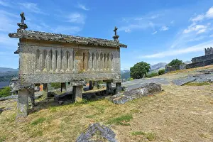 Peneda Geres National Park Images Prints: Traditional Espigueiros, Granary