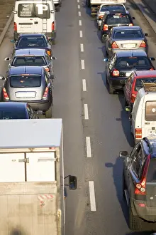 Road Traffic Movement Prints: Traffic jam