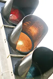 Transportation Photography Prints: Traffic light