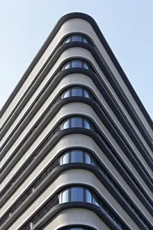 Saxony Germany Architecture Prints: Triangular office tower, Trias high-rise