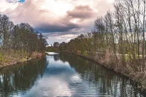 Northern Europe Scenery Prints: As a tributary to the river Leine