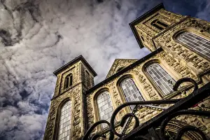 Prints of Trinity United Reformed Church in High Wycombe in England, UK Weather Prints: Trinity United Reformed Church Print, High Wycombe, England