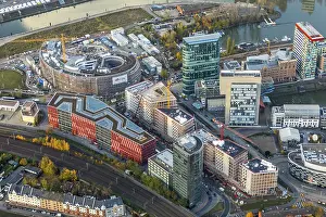 Construction Site Aerial Photography Prints: Trivago headquarters under construction