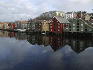 Prints of Trondheim Trondheim Prints: Trondheim Print: Cityscape of Norway's Third Largest City