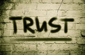 Deserted Landscape Symbolism Prints: Trust Concept