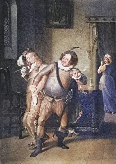 Twelfth Night, Act II. Scene III: Olivia's House Print