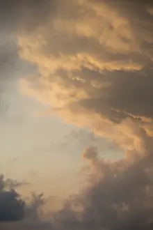 Dramatic Clouds Europe Prints: Twilight, dramatic clouds, Italy