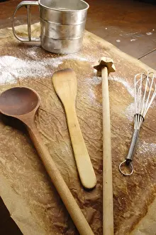 Baking Tools Prints: Typical baking tools