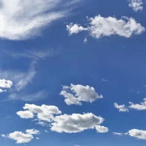 Images Dated 3rd April 2024: Typical Cloudscape in Spring, Cumulus Print