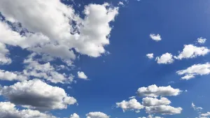 Images Dated 3rd April 2024: Typical Cloudscape in Spring Cumulus Print, Serbia