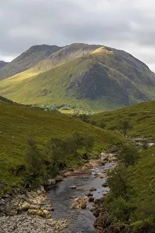 Northern Europe Countryside Prints: Typical landscape, River Etive