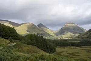 Scottish Upland Landscapes Prints: Typical landscape on the River Etive