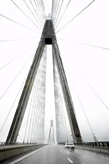 Deserted Road Prints: Uddevalla bridge