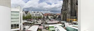 Gothic Architecture Style Prints: On Ulm's Munsterplatz