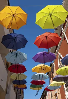Historical Old Town Photography Prints: Umbrellas