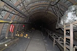 Passenger Transportation Prints: Underground tunnel in the mine