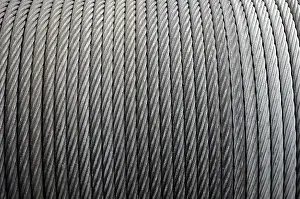Ruhr District Germany Prints: Unrolled wire-cables, wire-cable