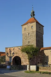 Southern Germany Historic Site Prints: Upper gate, Wolframs-Eschenbach