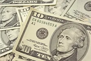 US Dollar Notes Prints: U.S. dollar bills