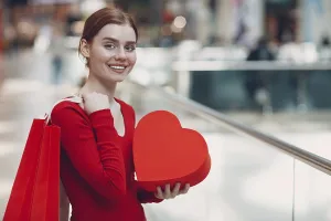 Heart Shaped Gift Box Prints: Valentine's Day Concept