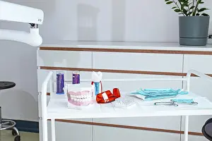 Dental Instruments Prints: Various instruments, dental models