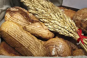 White Bread Nutrition Facts Prints: Various kind of fresh bread in a basket