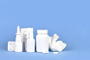 Healthcare Products Prints: Various medication for cold and flue