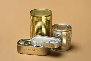 Food Storage Containers Prints: Various tin cans, tin cans