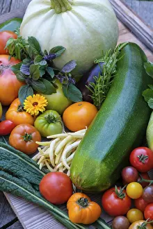 Bavaria Vegetables Prints: Various vegetables, courgettes