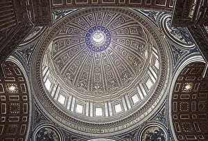 UNESCO World Heritage Sites In Rome Prints: Vatican dome