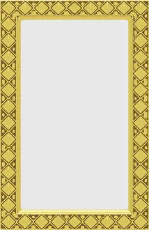 Deserted Gold Frame Prints: Vector gold frame