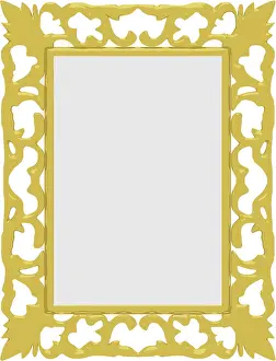 Deserted Gold Frame Prints: Vector gold frame