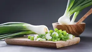 Bulb Vegetable Images Prints: Vegetable, spring onion or spring onion
