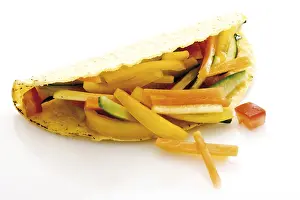 Vegetarian Diet Options Prints: Vegetarian taco shell