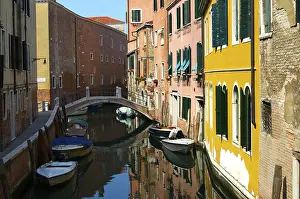 Prints of In Venice Italy River Prints: In Venice Italy Print