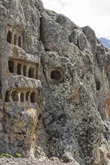 Ancient Civilization Heritage Prints: Ventanillas de Otuzco tombs, Otuzco