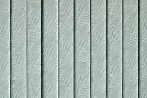 Deserted Office Space Prints: Vertical blinds on the window of the office