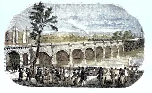 Historic Railway Bridges Prints: Viaduct of Vierzon, Pont de Vierzon