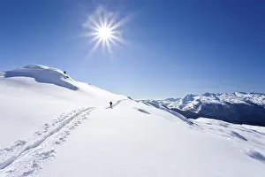 South Tyrol Mountain Range Prints: View during the ascent of Mt Cima Bocche