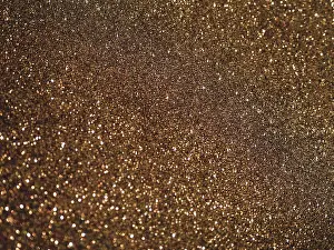 Top View Photo Prints: Top view brown glitter background
