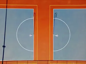 Modern Architecture In Australia Prints: Top view capturing the vibrant