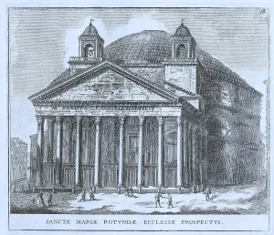Roman Catholic Churches Prints: View of the church of S. Eusebio