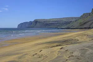 Icelandic Rock Formations Prints: View to the cliffs of Latrabjarg