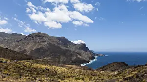 Gran Canaria Coastline Prints: View of the cliffs near El Risco