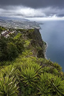 Deserted Coastal Area Photos Prints: View of the cliffs from the viewing platform