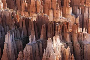 Sedimentary Rock Layers Prints: View of coloured rock formations