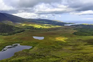 Dingle Peninsula Ireland Prints: View from Connor Pass, also Conor Pass